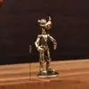 Venta Caliente Transfronteriza Pequeños Adornos Animales de Dibujos Animados Creativos Personalidad Retro Adornos de Micro-Paisaje Productos Metálicos Mini Adornos