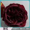 Venta directa de fábrica de flores artificiales rojas con miles de estilos para elegir, incluyendo rosas burdeos y dalias, para materiales de decoración de bodas