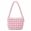 Bolso Nube Plisado de Cos para Mujer Diseño de Nicho Bolso Burbuja para Viajes Diarios Bolso Tote de Gran Capacidad Bolso de Hombro Único Cruzado Acolchado