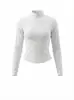 Fábrica de Origen Más Vendido Ropa de Tenis Falda Corta Deportiva con Cremallera Cuello Alto Manga Larga Color Sólido Falda Plisada Conjunto de Fitness al por Mayor