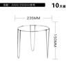 Soporte Desechable Pequeño para Olla Caliente Soporte para Olla Rectangular Exterior Dormitorio Papel de Aluminio Caja de Hojalata Soporte Redondo
