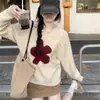 Suéter Pulóver de Cuello Redondo Estilo Coreano para Mujer Otoño Invierno 2026 Nuevo Perezoso Se Puede Usar Solo o en Capas Moda Versátil Top de Punto