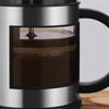 Cafeteira Prensa Francesa Doméstica com Alto Valor Estético, Infusor de Chá de Vidro, Pode Espumar Leite, Extrair Café, Cafeteira de Preparo Manual de Grande Capacidade 1L