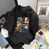 Atacado Tops de Verão Tendência Estilo Ins Simples Versátil Estampado Soltos Frescos Estilosos de Manga Curta Estilo Americano do Fabricante