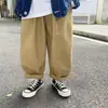 Calças Retas Infantis Meninos Casuais Coreanas Novas Primavera e Outono Outono Intermediário Longas Estrangeiras Hip Hop Fabricantes do AliExpress