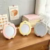 Espejo de Maquillaje de Escritorio de Dibujos Animados Lindo Estilo ins Corazón de Niña Peine y Espejo de Pie de Mesa Dormitorio de Estudiante Portátil Pequeño