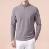 Top cálido engrosado, camiseta interior térmica de forro polar para hombre con cuello alto, camiseta de manga larga casual para mujer, suéter sudadera de otoño e invierno
