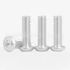 Tornillos de Cabeza Semiredonda con Cavidad Hexagonal de Aleación de Aluminio 6061 Tornillos de Cabeza Redonda tipo Copa, Cabeza Redonda, Cabeza de Hongo de Aluminio M3M4M5M6