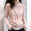 Top Deportivo Amarillo con Cuello Alto, Cintura Ajustable, para Mujer, Anti-UV, Ligero, Transpirable, Ropa de Protección Solar, Ropa de Protección Solar de Seda de Hielo de Corte Ajustado