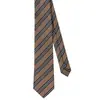 Corbata Estilo Academia Japonesa JK para Mujer Rayas Burdeos y Marrón Corbata Atada a Mano Accesorio para Camisa de Hombre Estilo Estudiante Azul