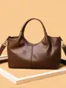 Bolso Retro para Mujer 2026 Nuevo Estilo Casual Piel Suave Bolso Cruzado de Hombro para el Trabajo y los Viajes Bolso Grande de Moda Bajo el Brazo Bolso Tote