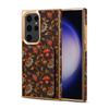 Denior Es Adecuado para Samsung S24Ultra Funda para Teléfono Móvil Lenguaje de las Flores S23 Funda Protectora para Teléfono Móvil Soporte Anticaídas S24