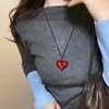 Collar Largo con Colgante de Flor Estilo Coreano 2025 Nuevo Cadena para Suéter de Lujo Accesible de Alta Gama Accesorios Versátiles Lindos de Nicho