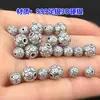 Prata S999 Cobre Vintage Espaçador de Moeda Contas Redondas Corda de Mão Trançada Pulseira Colar Acessórios DIY Feitos à Mão