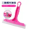 Raspador de vidro transfronteiriço feito de material de silicone para limpar pisos de banheiro, espelhos e vidros de carro