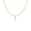 Collar con Colgante de Letra Inglesa A-Z de Venta Caliente Transfronteriza para Mujer Moda Acero Inoxidable Versátil Cadena para Clavícula Joyería