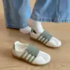 Versátiles Zapatillas de entrenamiento casuales de moda alemana color-block 2026 para mujer, zapatillas planas con cordones, zapatos casuales de suela blanda retro para primavera y otoño