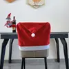 Suministros navideños transfronterizos: Fundas de silla 3D, fundas de mesa y silla de muñeco de dibujos animados de Santa, fundas de silla de comedor de muñeco de nieve y ciervo, decoración de restaurante