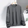Camiseta de Manga Larga para Hombre Destacada, Estampado de Marca de Moda, Top Otoño/Invierno, Sudadera, Camiseta Interior Juvenil, Camiseta Base