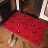 Felpudo de Entrada Rojo Retro de Gama Alta con Caballo, Felpudo Antideslizante para el Hogar para la Entrada, Felpudo Resistente a la Suciedad, Felpudo para la Entrada