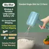 Batedor de ovos elétrico, mixer pequeno doméstico para bater creme, batedor de ovos, ferramenta manual para bater clara de ovo para bolo