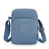 Bolsa Cuadrada Pequeña Mini Mini Bolsa para Teléfono Móvil Bolso de Hombro Cruzado Vertical Individual Bolso para Llaves y Monedas Bolsa de Nylon de Puesto de Verano