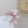 Pinza para el Cabello de Lazo de Perla Linda y Dulce Pinza de Pato Elegante de Alta Gama Pinza para Flequillo Corazón Pinza Rota Pinza Lateral