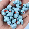 Acessórios artesanais transfronteiriços makaron diy acessórios de resina micro ornamentos de paisagem paisagismo musgo miniatura cor patinho