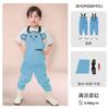 Pantalones de vadeo para niños Fabricante al por mayor Traje impermeable de una pieza para jardín de infantes para niños jugando en el agua Pantalones de vadeo de media longitud