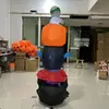 Gato Negro Inflable Popular de Halloween, Vampiro y Calabaza Apilados Decoración para Fiesta al Aire Libre Centro Comercial Adornos para Exteriores