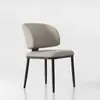 Silla de Comedor Minimalista Italiana, Silla Nórdica, Silla Moderna Simple para Uso Doméstico con Respaldo, Silla de Comedor de Lujo Ligero de Gama Alta, Silla con Cojín Suave