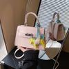 Bolsa Francesa de Nicho Texte 2025 Nova Bolsa Feminina Moda Simples Bolsa Transversal Popular Casual Pequena Bolsa Quadrada
