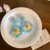 Adecuado para vacaciones junto al mar, aretes de girasol, verano para mujer, temperamento exagerado, aretes de playa, aretes para fotos de viaje