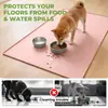 Alfombrilla de Silicona Extra Grande para Mascotas Transfronteriza, Alfombrilla para Comida de Gatos y Perros, Impermeable, Antideslizante, Lavable a Máquina Alfombrilla para Comida de Mascotas