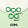 Anillo Abierto de Cierre de Primavera Pintado de Colores Accesorios para Joyería DIY Llavero Cadena para Teléfono Colgador de Bolso Anillo de Resorte