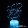 Transfronterizo dedicado a Pokemon Serie Pokemon Lámpara de mesa 3D LED regalo creativo luz nocturna visual