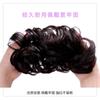 Peluca de cabeza de bola de corbata alta peluca femenina banda rizadora de pelo banda de goma capullos de pelo cabeza de sartén guirnalda banda de pelo de fibra química aumento de cabello volumen de cabello