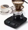 Balanza para Café Preparado a Mano Temporizador Multifuncional Horneado 0.1g Balanza Digital Balanza de Cocina Amazon Transfronterizo