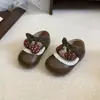 Zapatos de Salón Mary Jane de Boca Baja de Nuevo Estilo Primavera y Otoño para Niñas, Mocasines de Suela Suave Estilo Coreano, Zapatos de Cuero de Princesa para Bebés