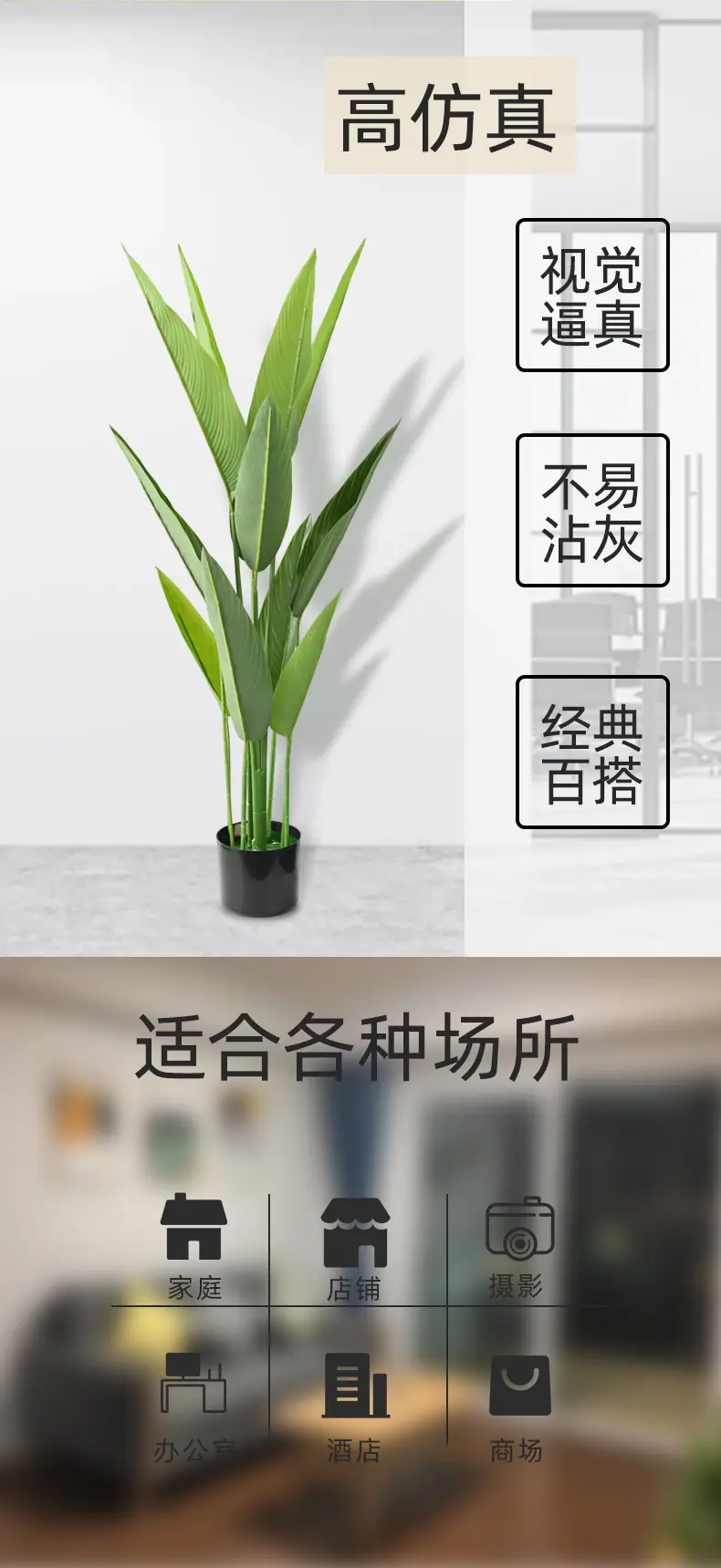 美人蕉仿真树