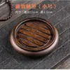 Mesa de burbujas seca de madera maciza de ébano para maceta, creativa, china, aislante del calor, fabricantes de accesorios para té kung fu de estaño puro, venta al por mayor