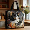 2026 Estación Independiente Transfronteriza Amazon Nuevo Estampado Digital Bolso Tote Acolchado Bordado para Viajes Cotidianos Casual Bolsa de Algodón