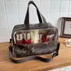 Bolso de Mano Cuadrado Pequeño de Estilo Coreano de Moda Transfronterizo para Mujer, Bolso de Hombro Nuevo de Patchwork de PVC para Verano 2026, Bolso Cruzado Versátil