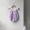 Roupas de Bebê Verão Roupa de Bebê Menina Grande Gola Rendada Sem Mangas Saco Roupas Largas de Recém-nascido Verão Roupa de Escalada Triângulo