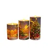 Velas Electrónicas, Luces LED Artificiales de Atmósfera Navideña, Accesorios de Decoración Sin Humo para Cumpleaños y Bodas, Luces de Plástico Recargables