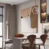 Pintura decorativa para sala de estar pintura de piso para parede de fundo de sofá de alta qualidade pintura de flor abstrata grande pintura suspensa para corredor