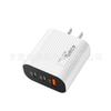 Cargador dual PD 1USB rayado 40W 5v2a es adecuado para Apple Huawei Samsung cabezal de carga de 12W regulaciones europeas y americanas