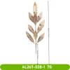 Flores de Simulación Hojas Doradas de Navidad Plantas Flores Falsas Árbol de Navidad Decoración de Arreglo Floral para el Hogar Adornos Flores Artificiales de Navidad Venta al por Mayor