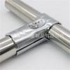 Fábrica atacado diâmetro externo 28mm aço inoxidável tubo magro cromado conector fio haste tubo acessórios prateleira série H