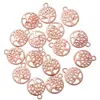 YuenZ Accesorios para joyería DIY colgante de árbol de la vida aleación colgante pequeño de aleación retro Q270